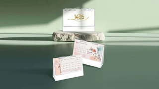 تقویم رومیزی نفیس 1405 پیچک